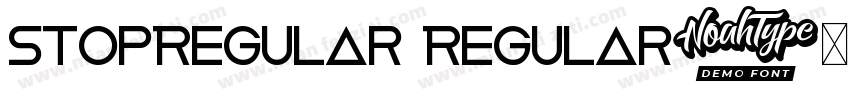 StopRegular Regular字体转换